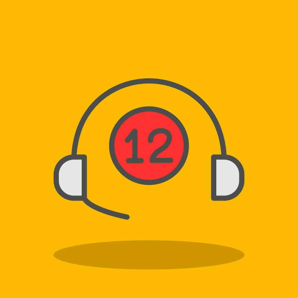 Helpline Vector Icon Design
