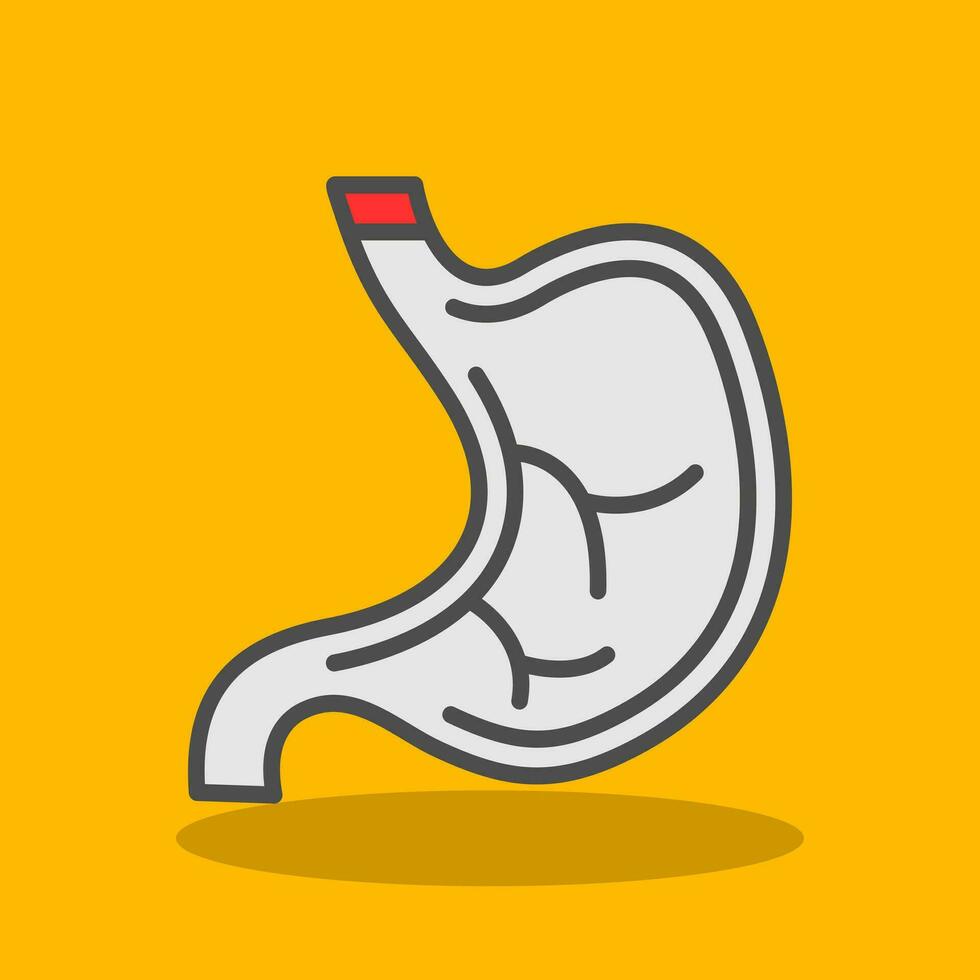 Stomach Vector Icon Design