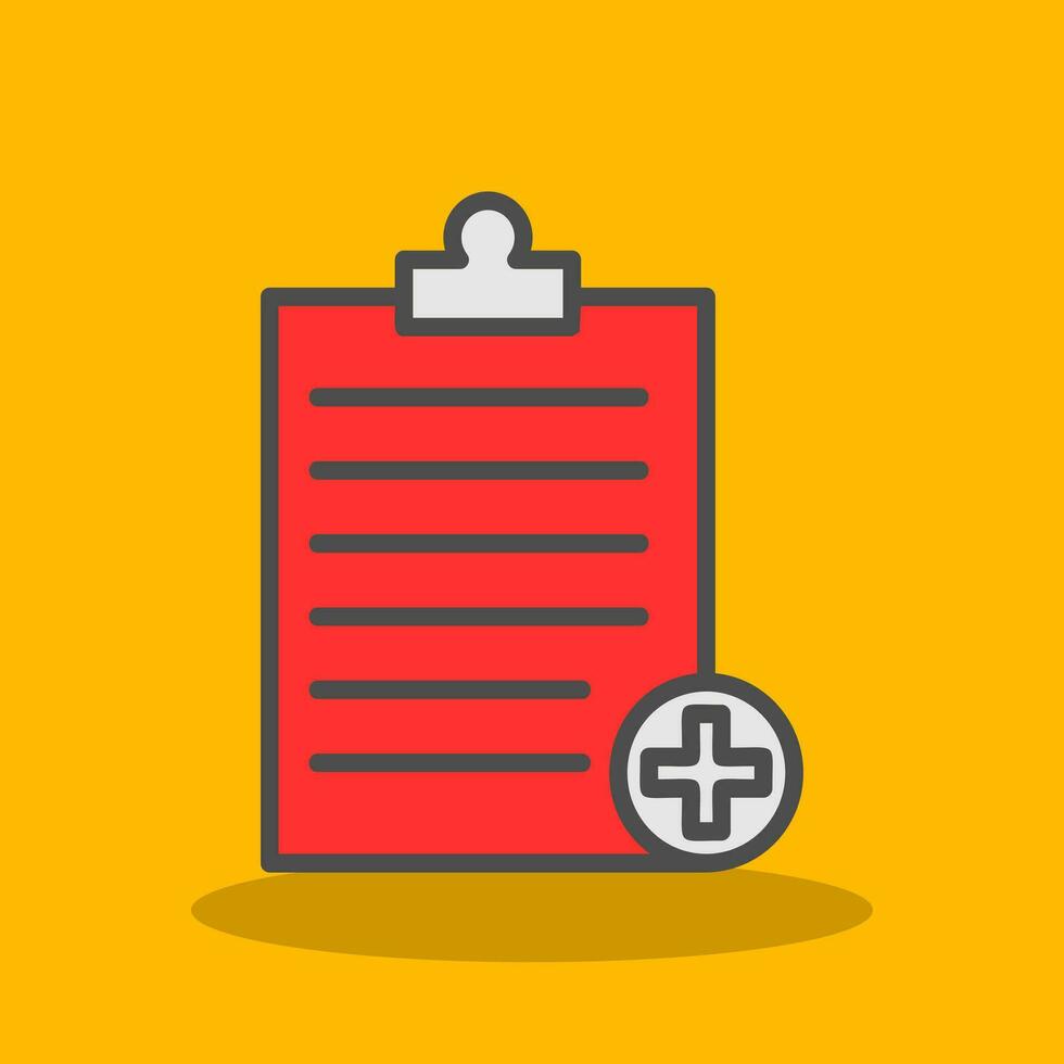 diseño de icono de vector de informe