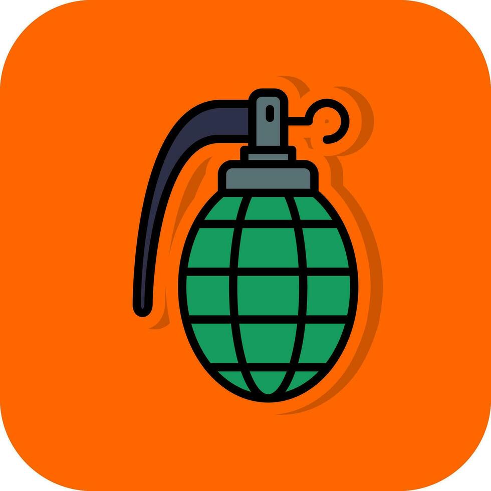 Grenade Vector Icon Design