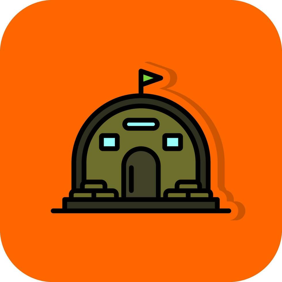 Bunker Vector Icon Design