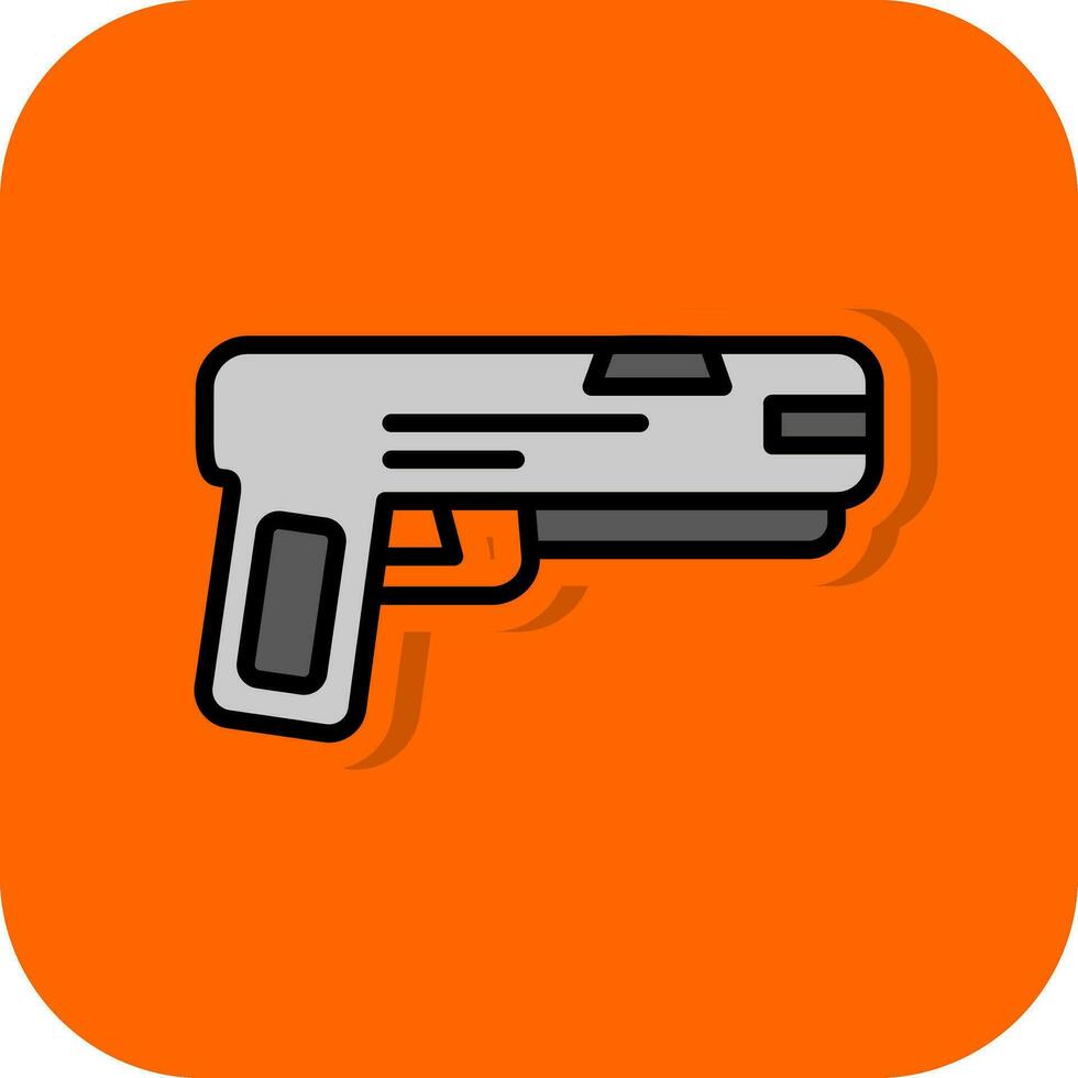 diseño de icono de vector de pistola