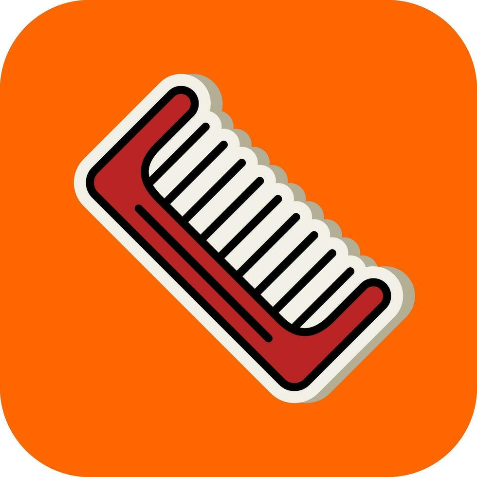 Comb Vector Icon Design