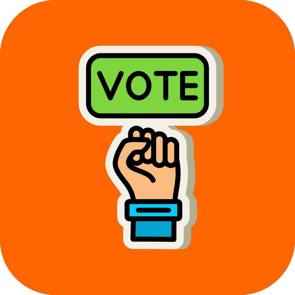 Vote Vector Icon Design
