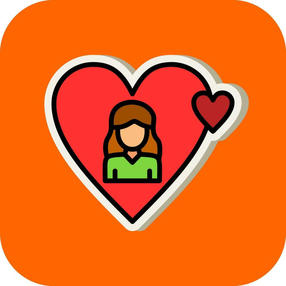 diseño de icono de vector de amor