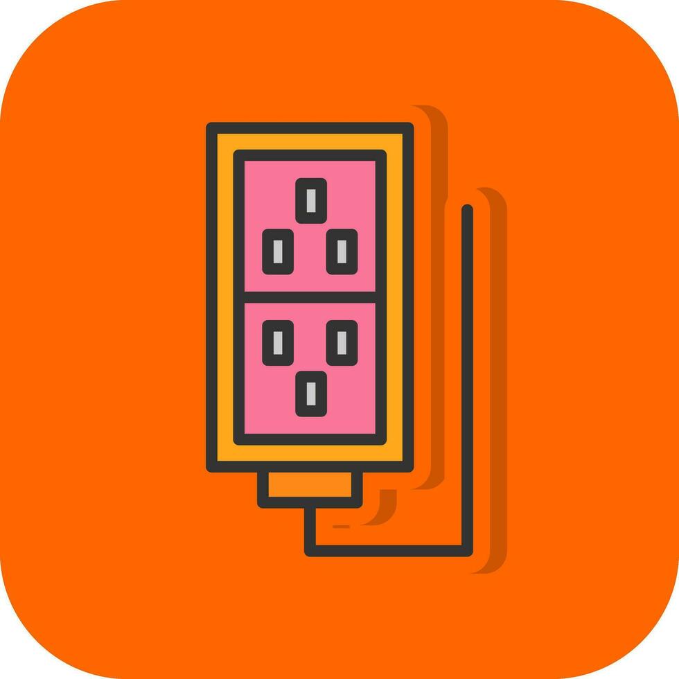 Extention Cable Vector Icon Design