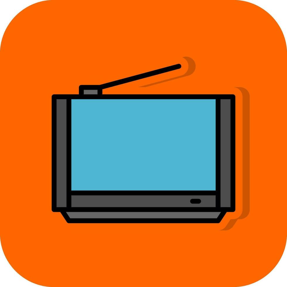 diseño de icono de vector de televisión