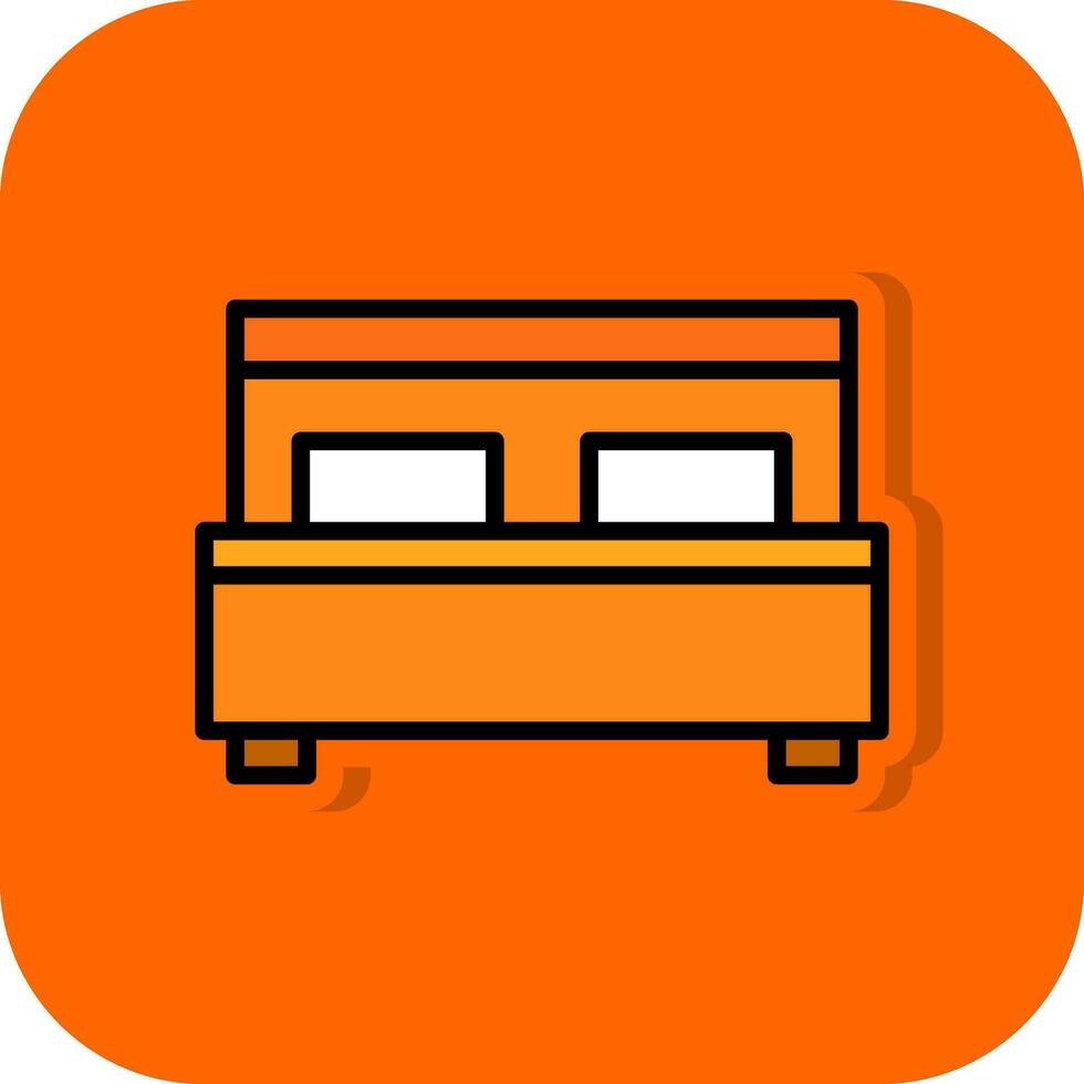 Bed Vector Icon Design