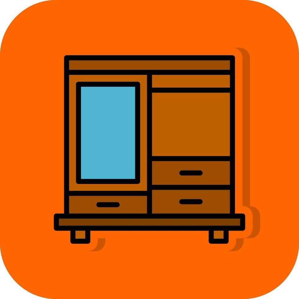 Wardrobe Vector Icon Design