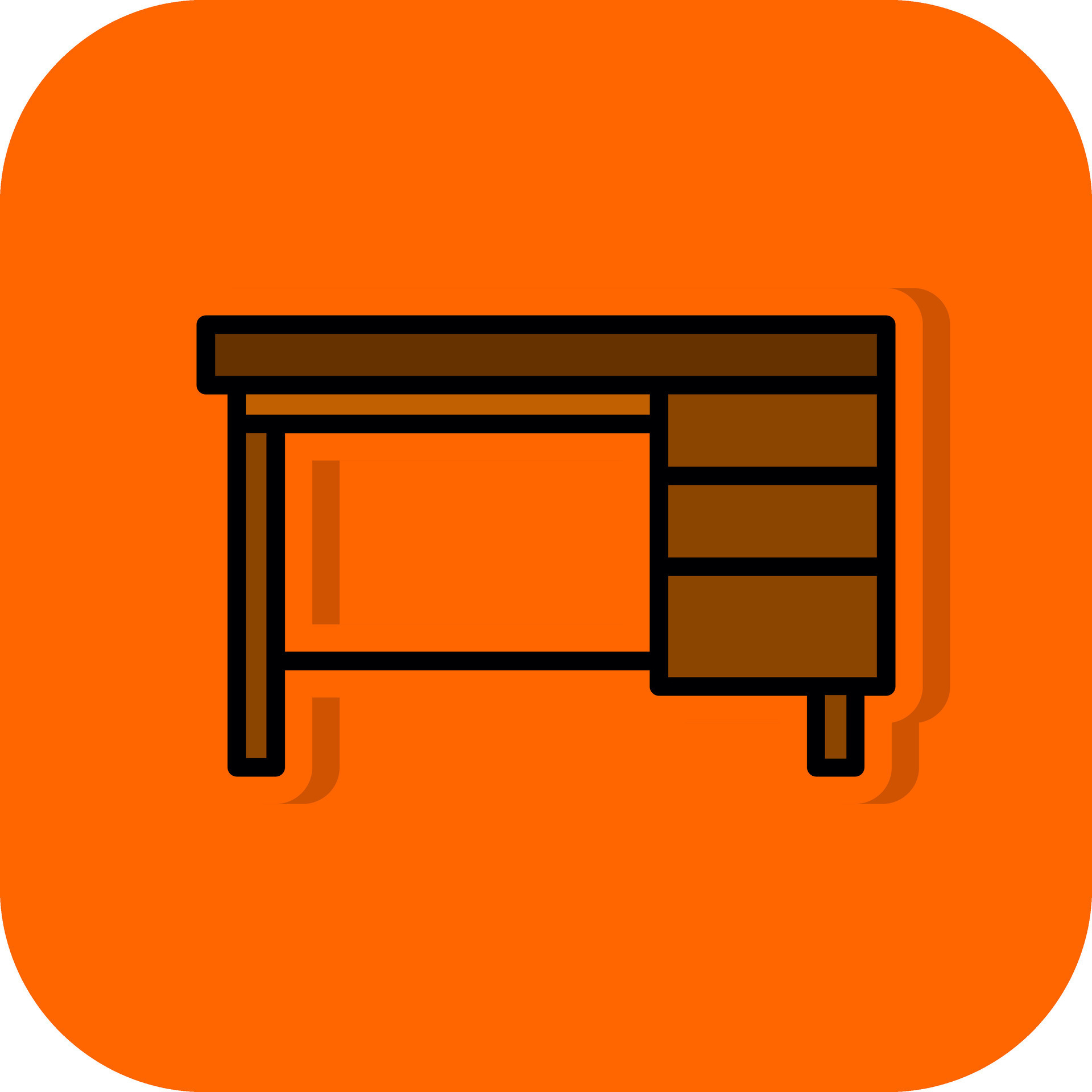 Office Table Vector Icon Design 26005894 Vector Art at Vecteezy