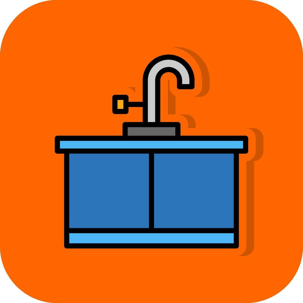 Kitchen Sink Vector Icon Design