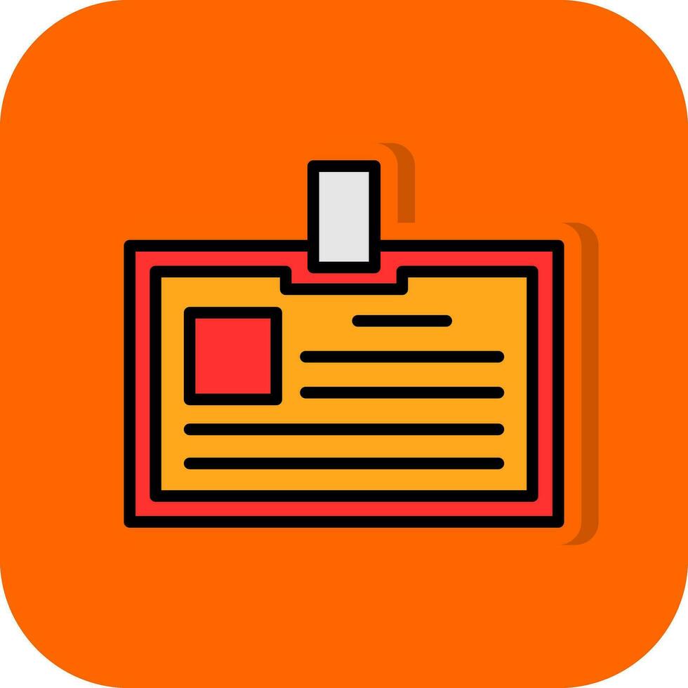 Identification card Vector Icon Design
