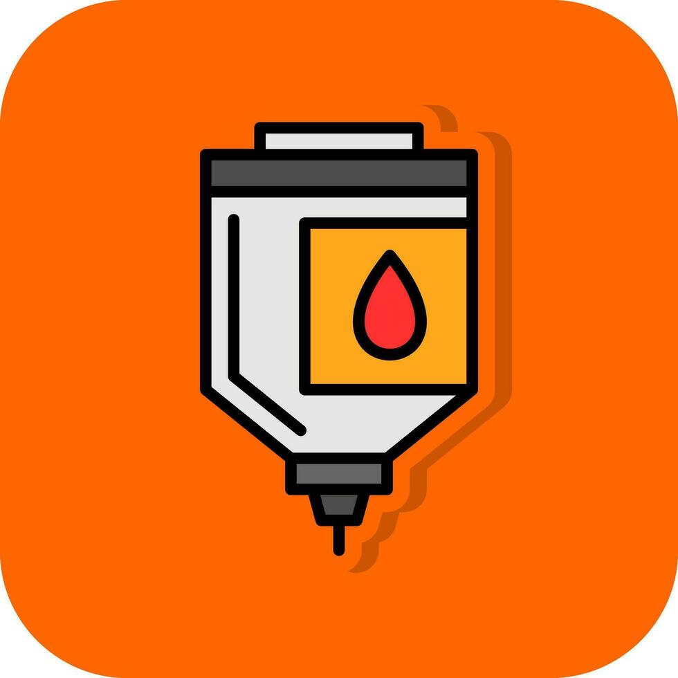 Blood bag Vector Icon Design