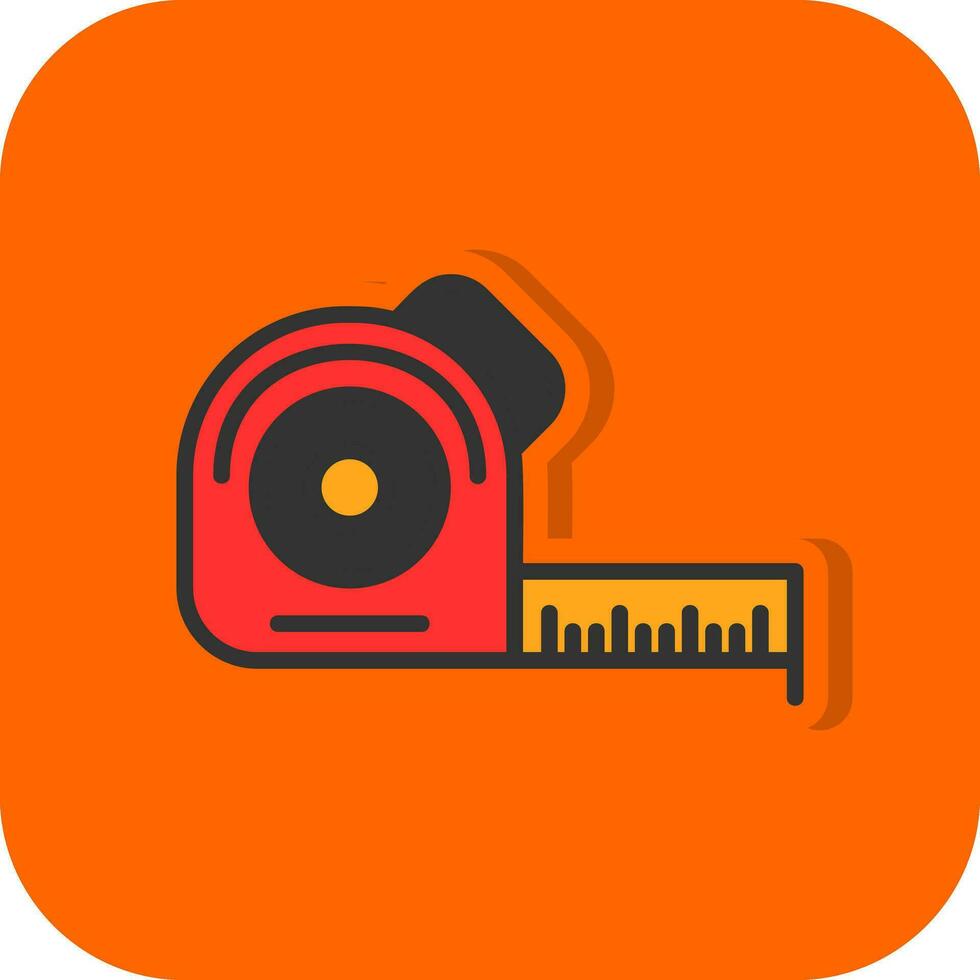 Measuring tape Vector Icon Design