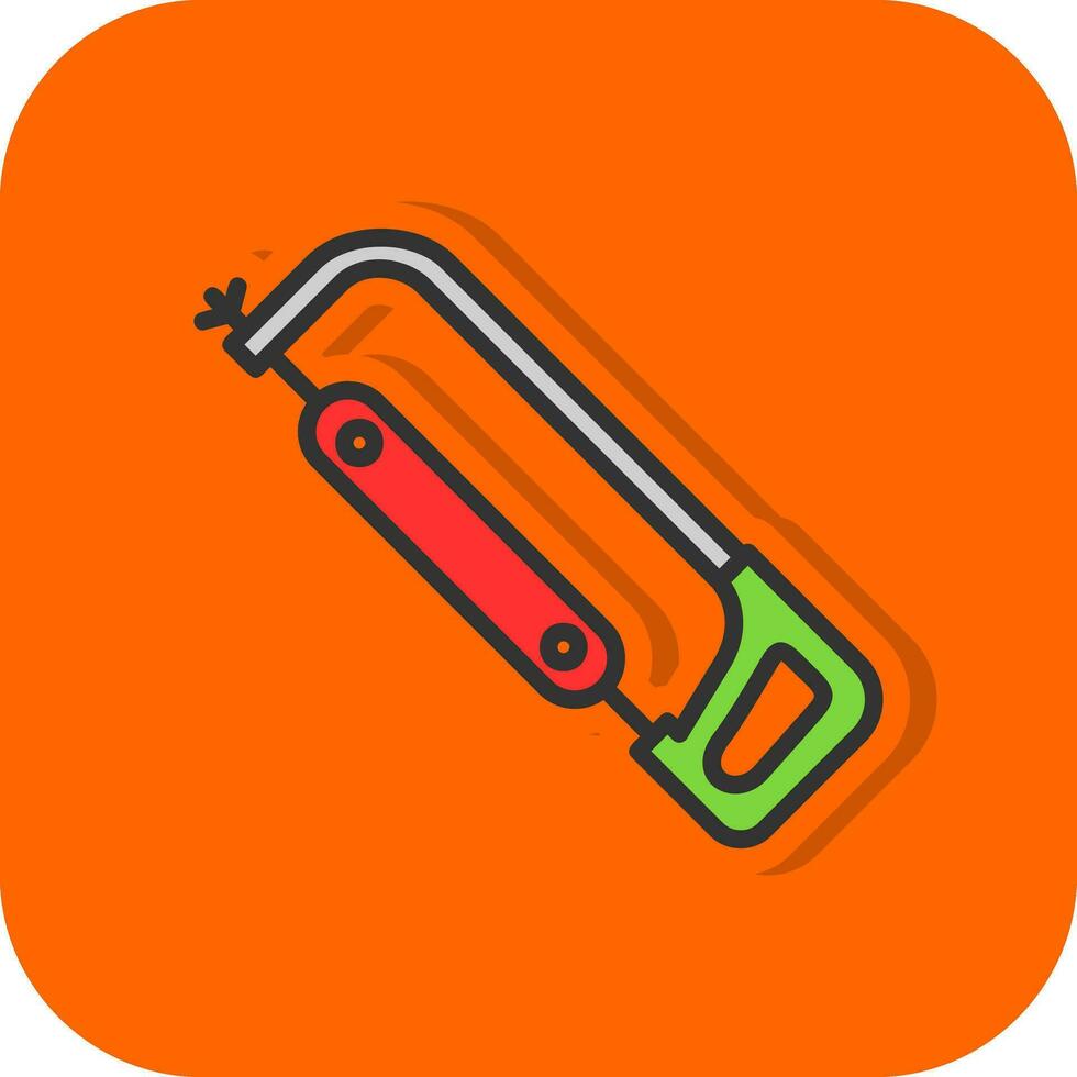 Hacksaw Vector Icon Design