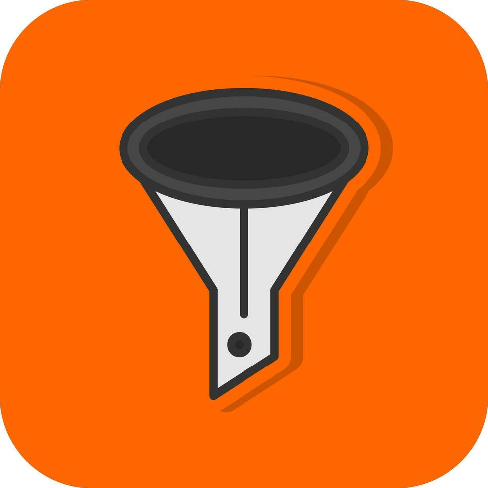 Funnel Vector Icon Design