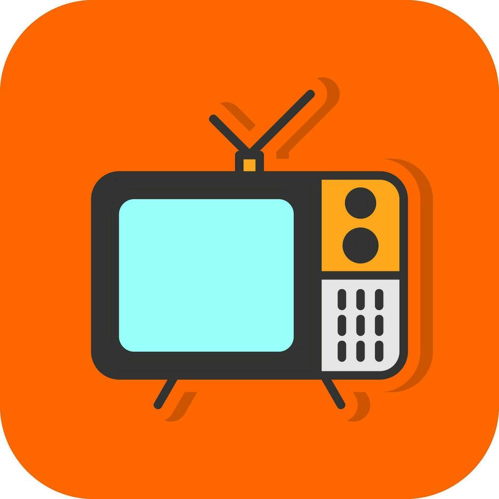 Television Vector Icon Design