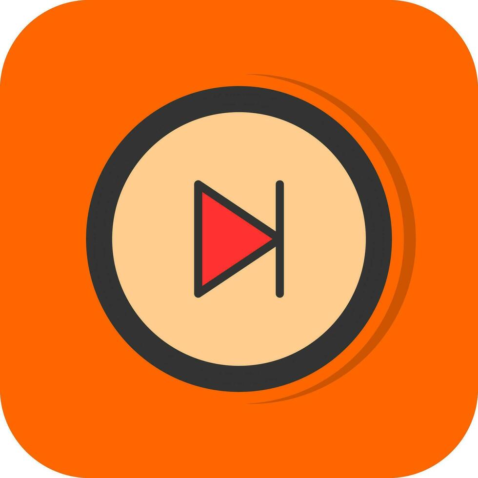 Skip Vector Icon Design