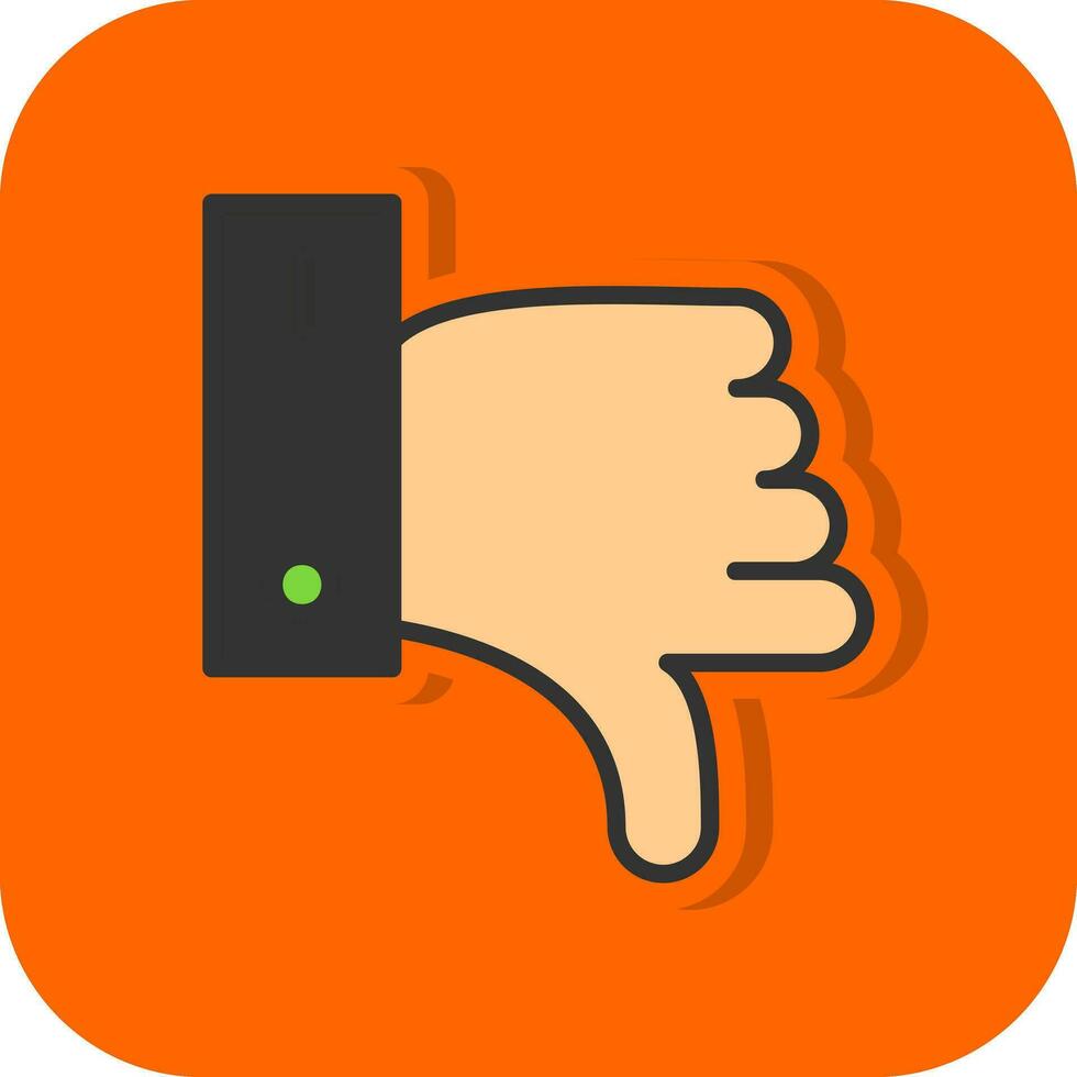 Dislike Vector Icon Design
