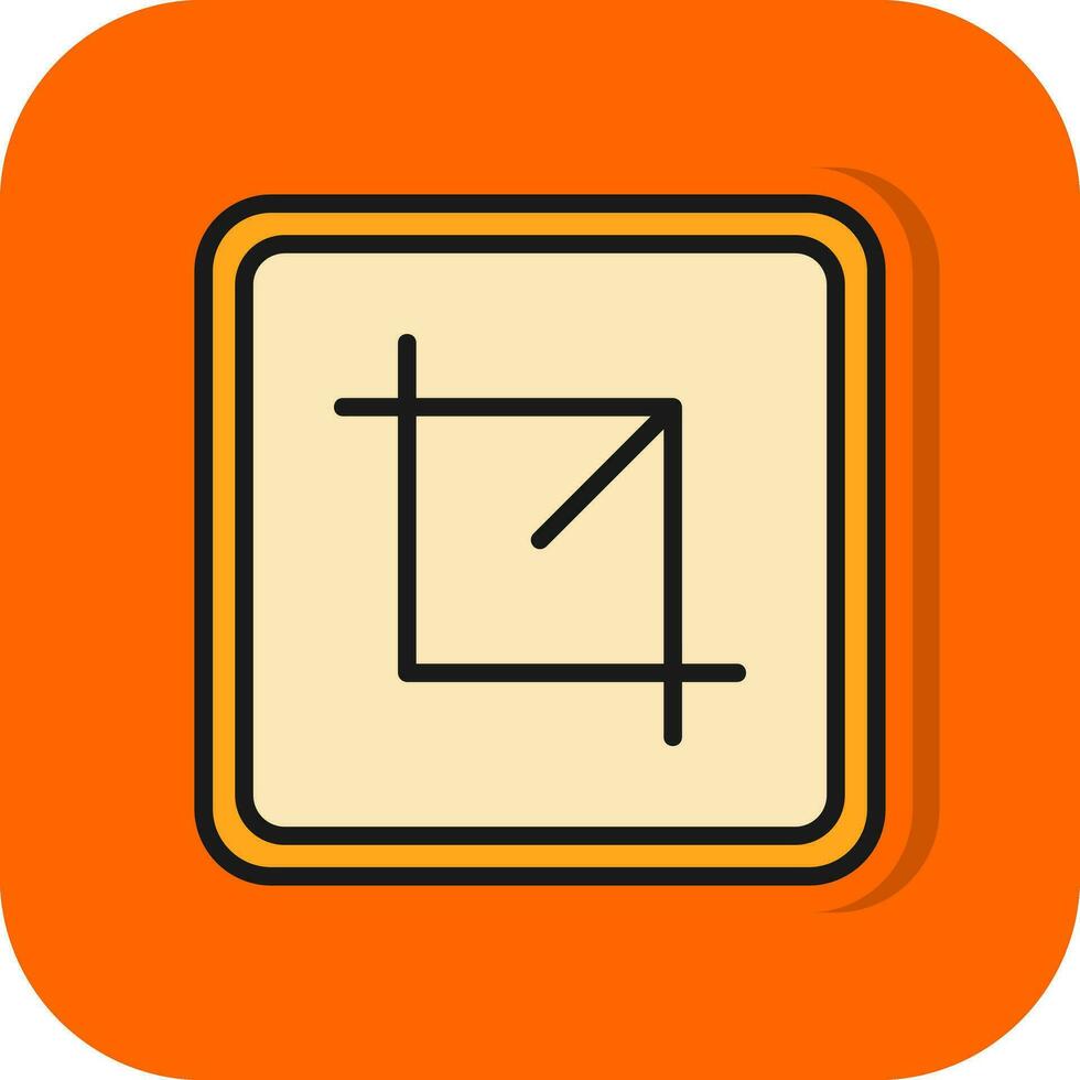 Crop Vector Icon Design