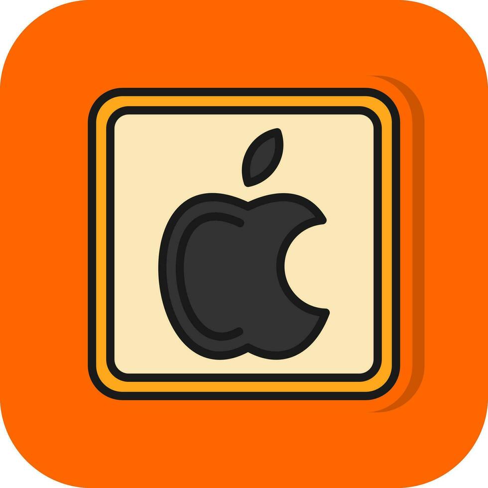 Apple Logo Vector Icon Design