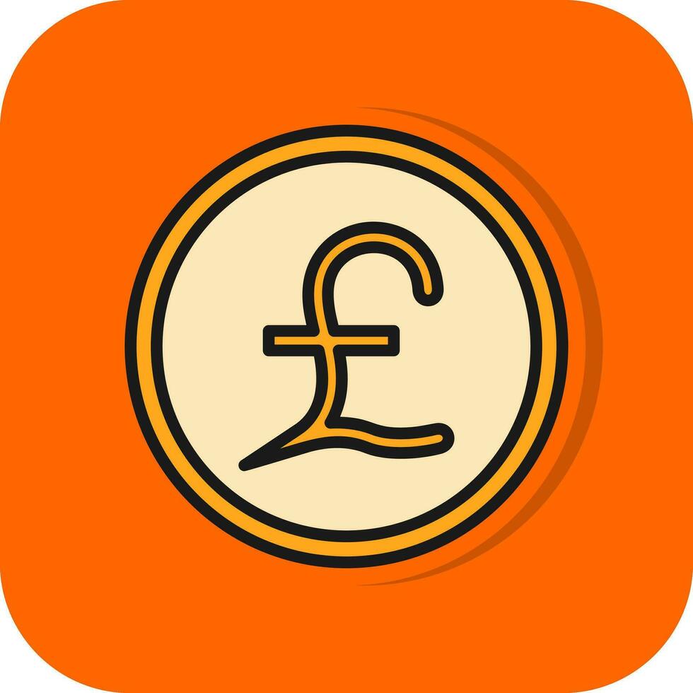 Pound Vector Icon Design