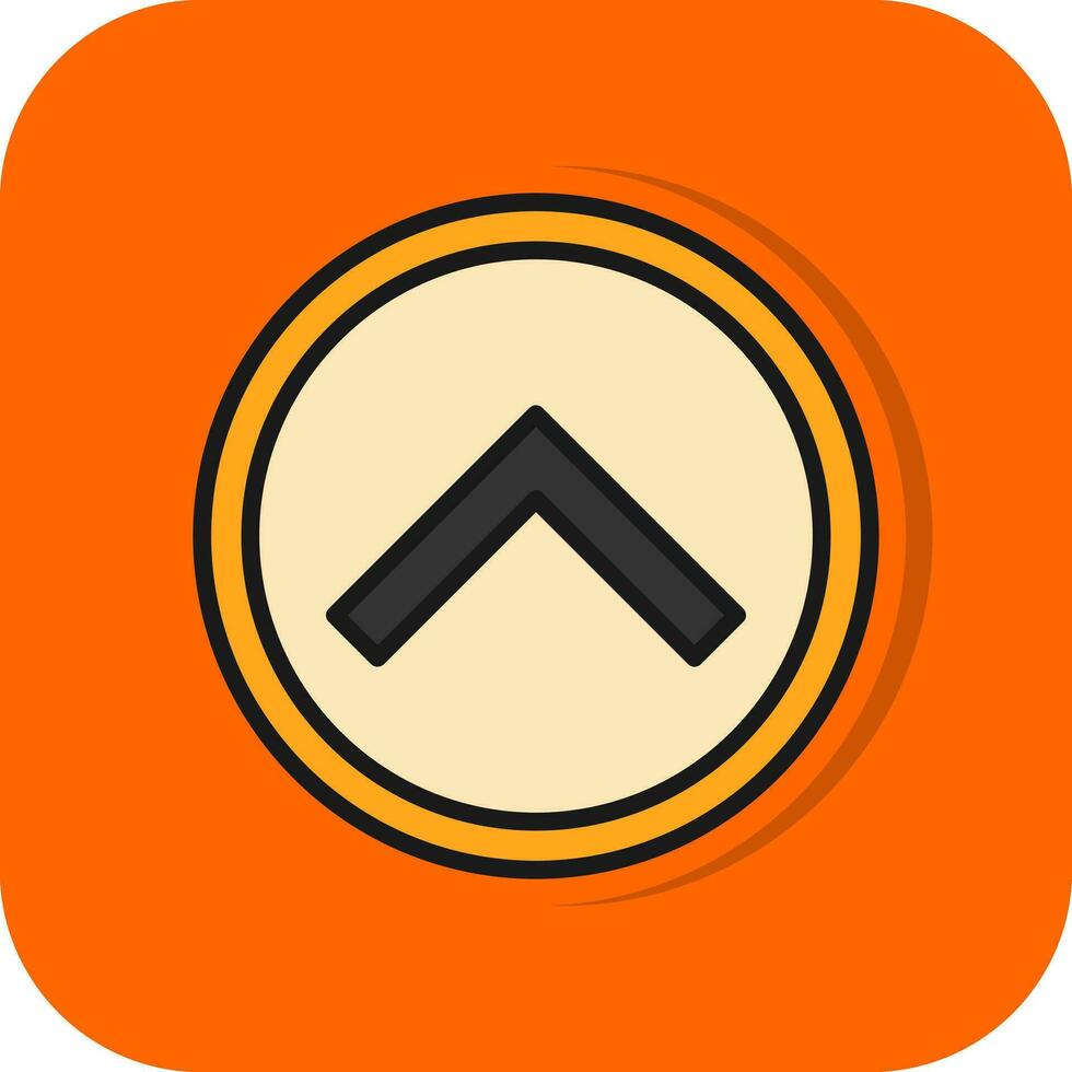 Chevron Up Vector Icon Design