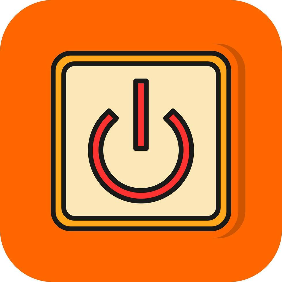 Power Button Off Vector Icon Design