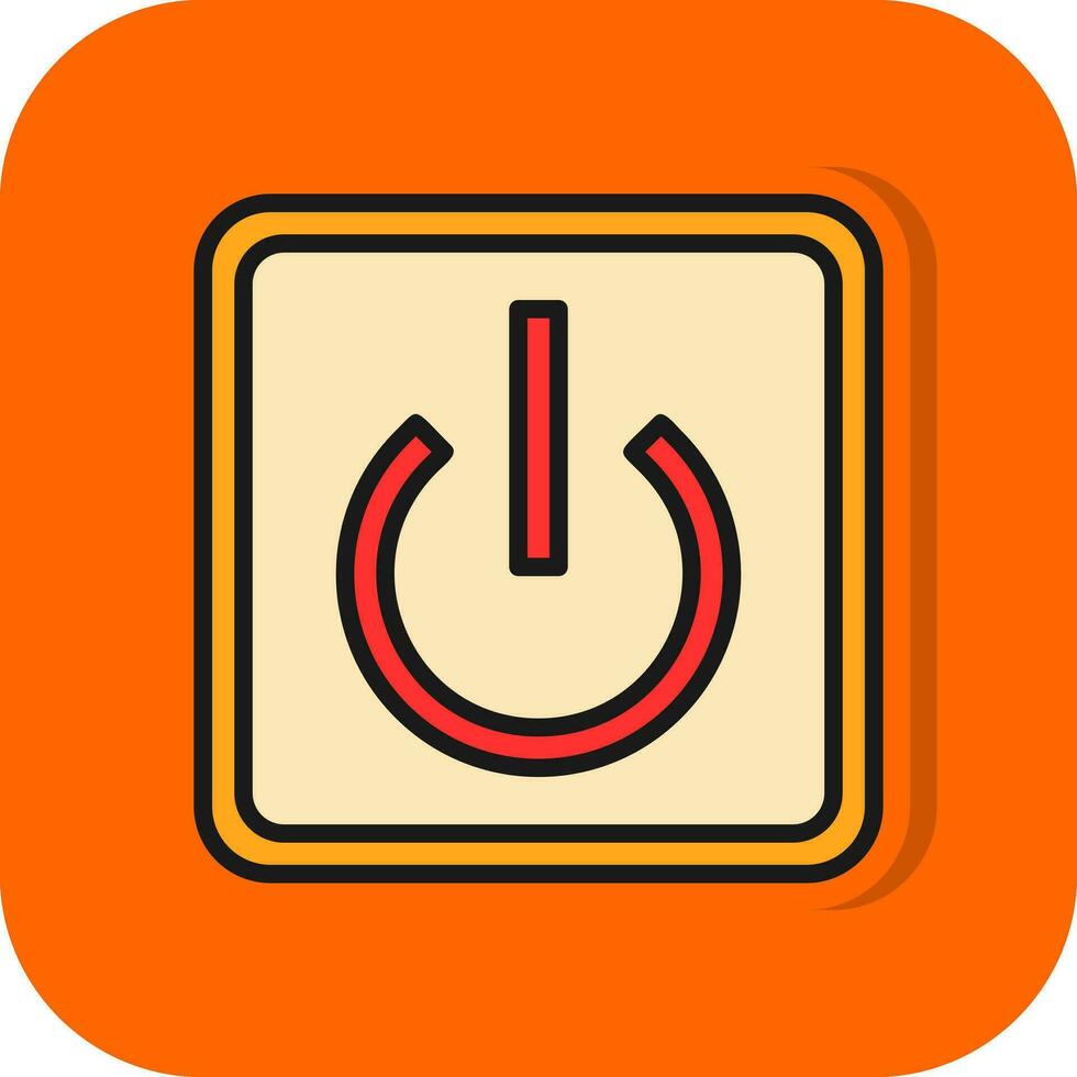 Power Button Off Vector Icon Design