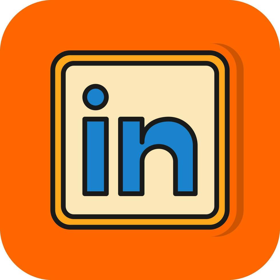 linkedin vector icono diseño