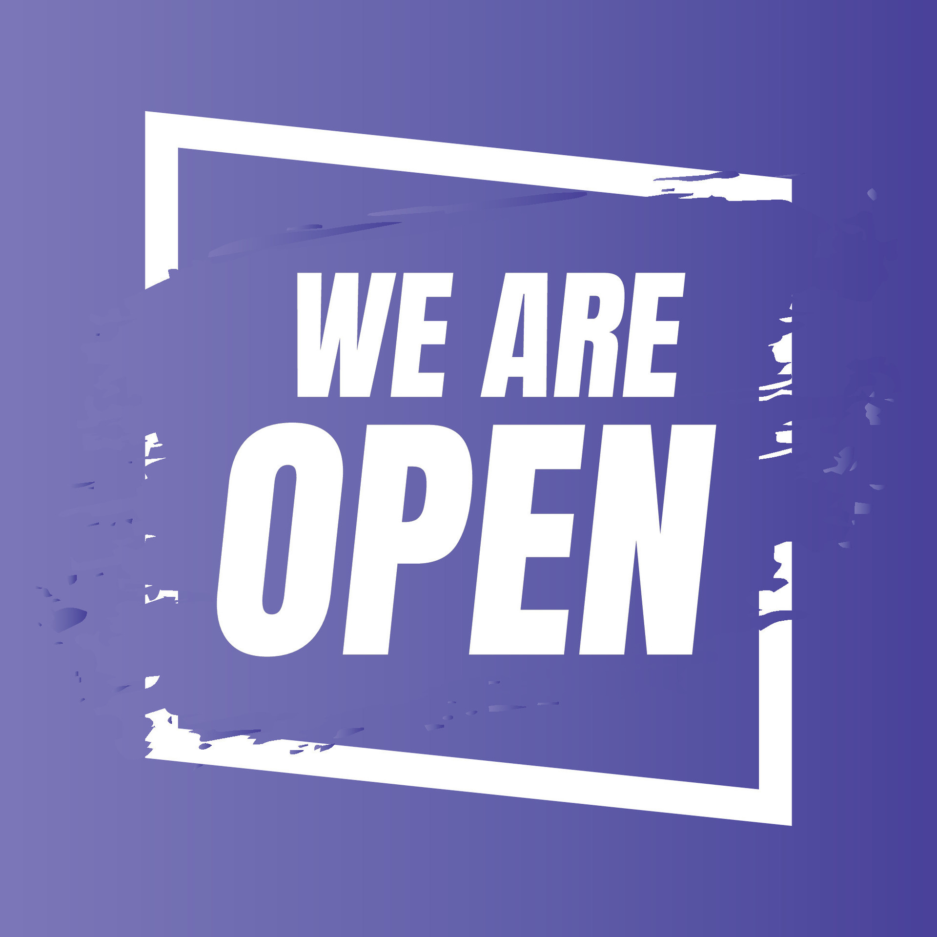 nosotros son abierto hoy firmar diseño, nosotros son abierto ahora