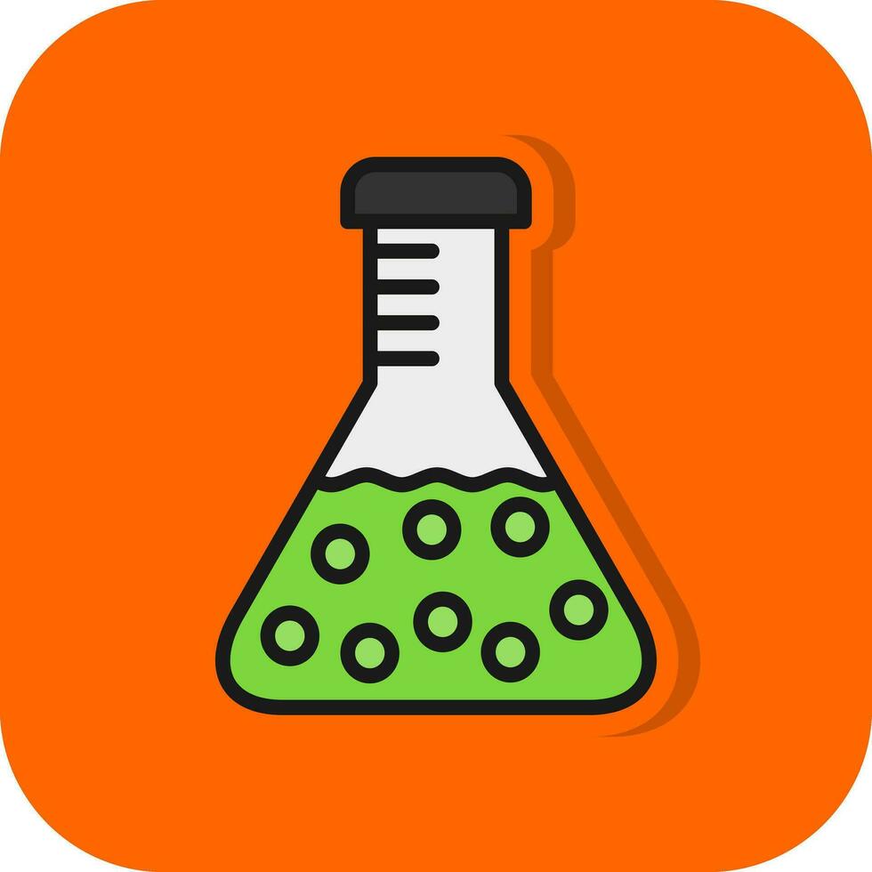 Flask Vector Icon Design