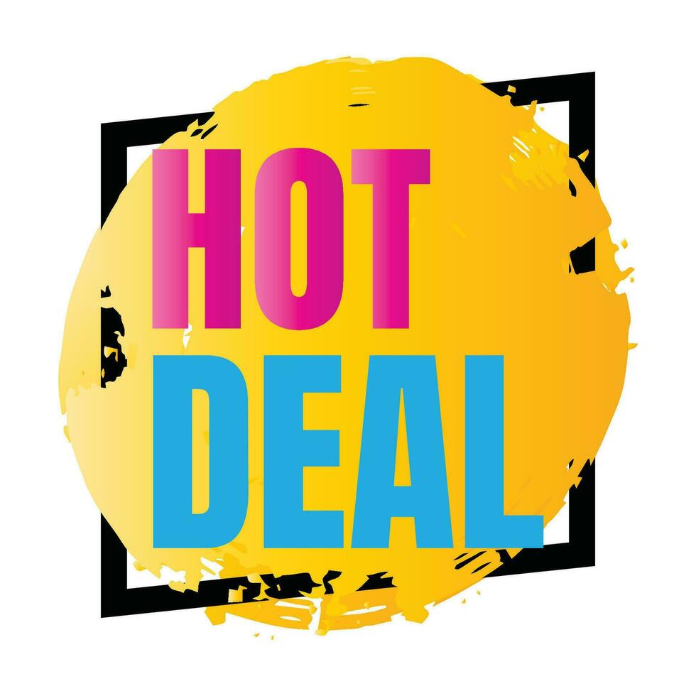 Today's hot sale creative sign icon, Mega sale modern icon vector, Hot deal social media sign post icon vector