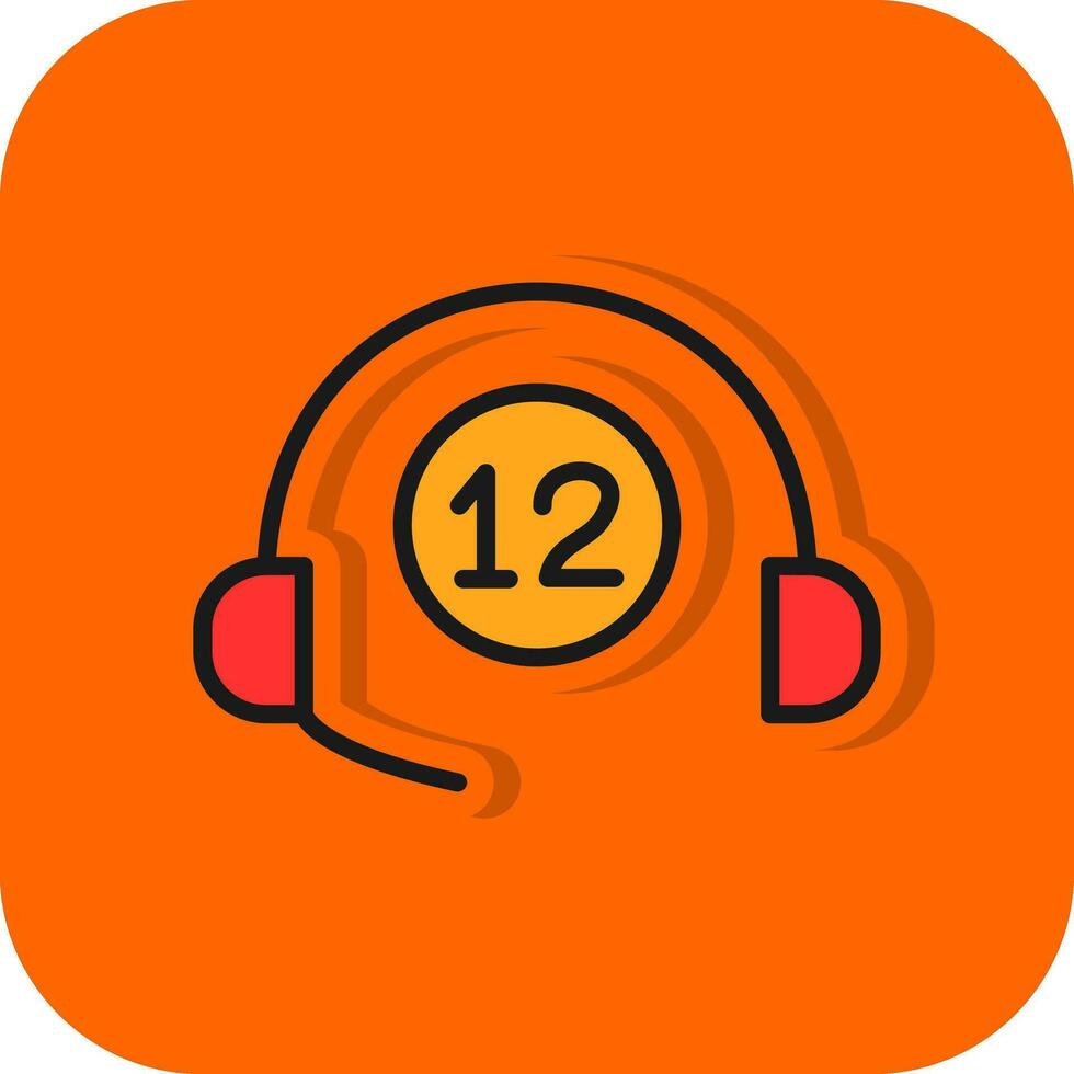 Helpline Vector Icon Design