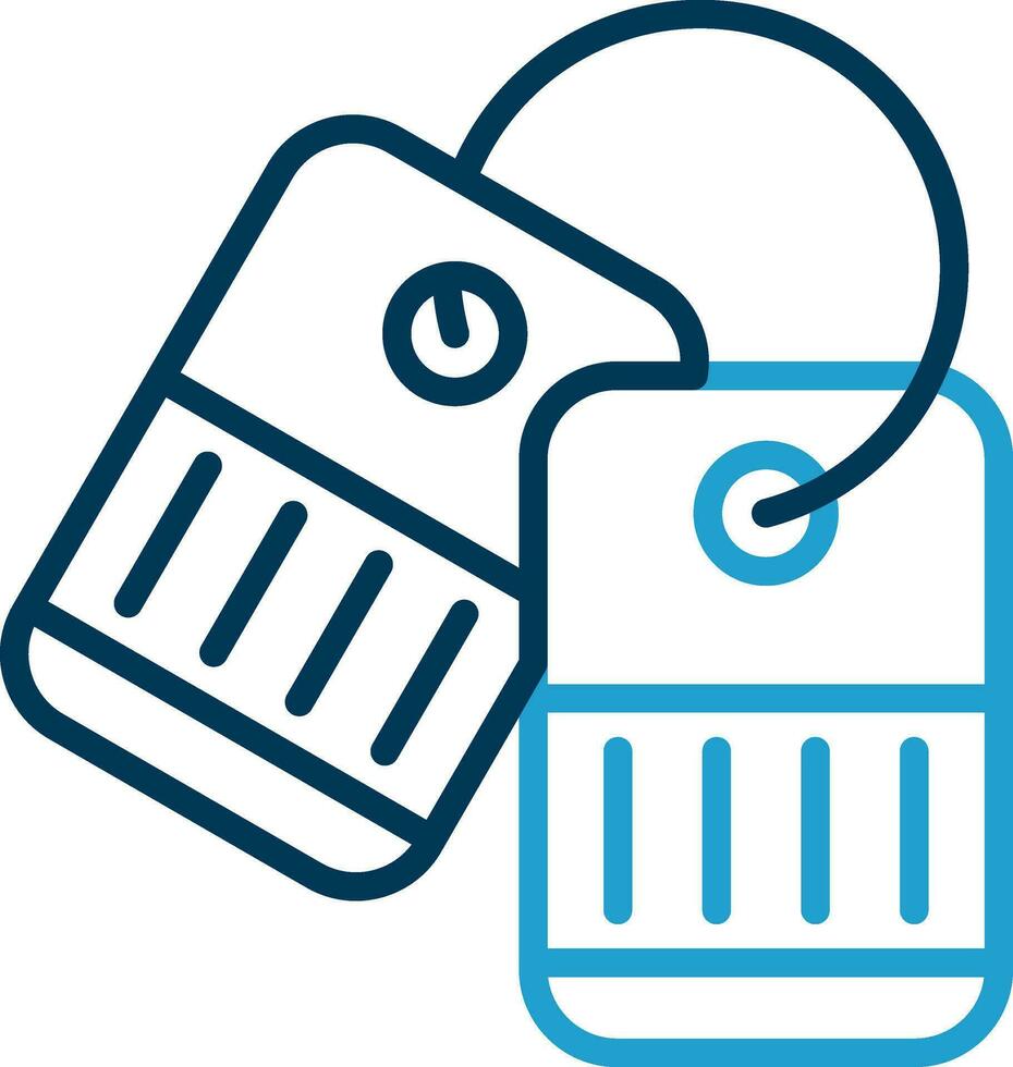 Dog tag Vector Icon Design