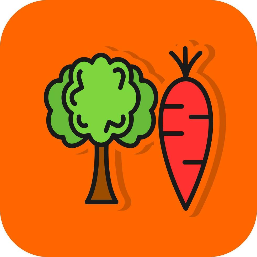 Vegetable Vector Icon Design