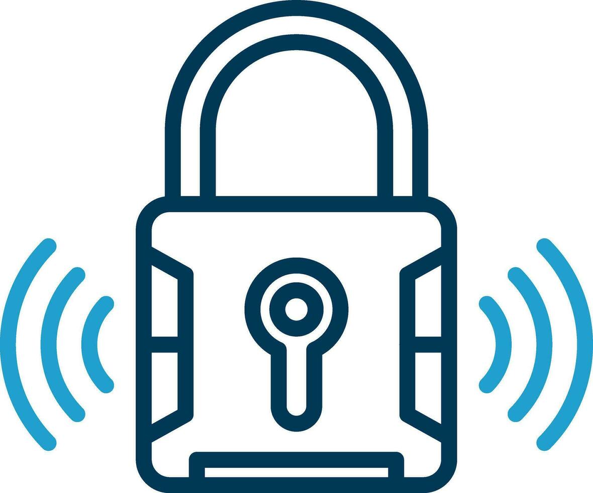 Smart lock Vector Icon Design