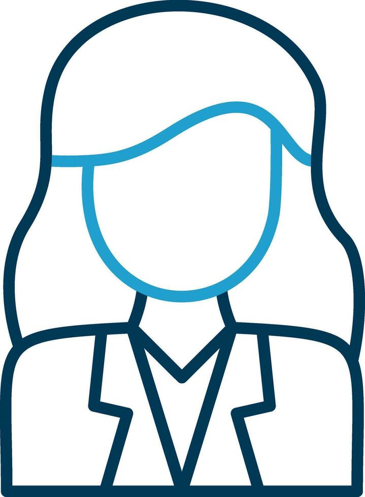 Businesswoman Vector Icon Design