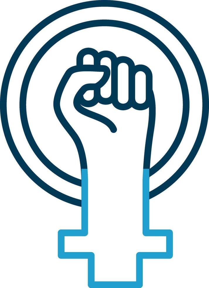 Feminism Vector Icon Design