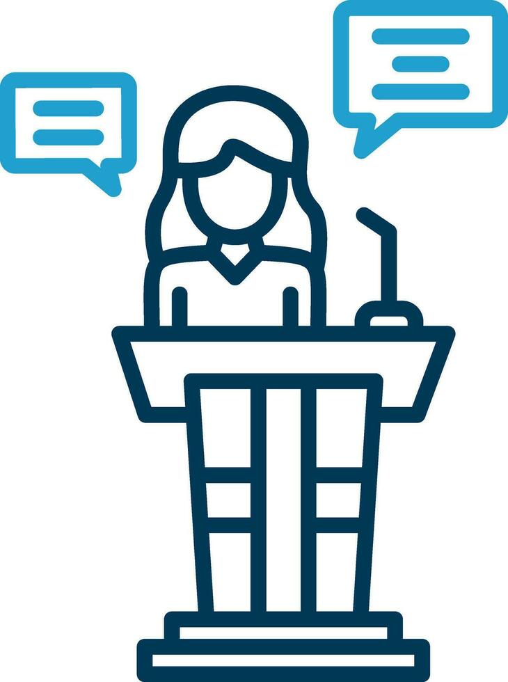 Speech Vector Icon Design
