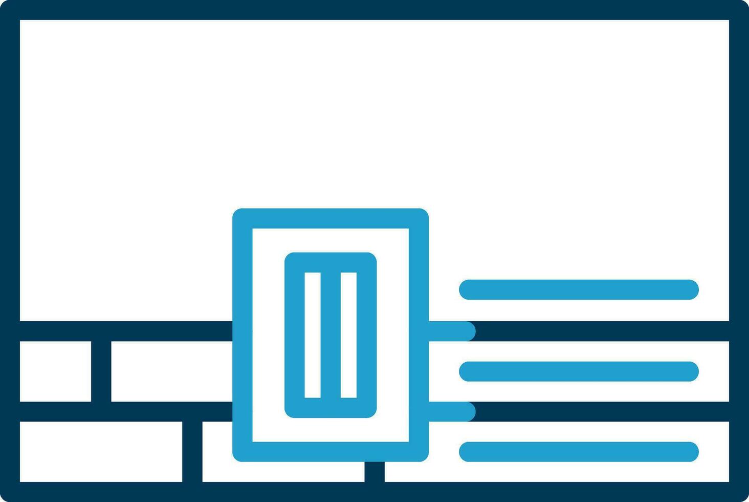 Wall Plastering Vector Icon Design