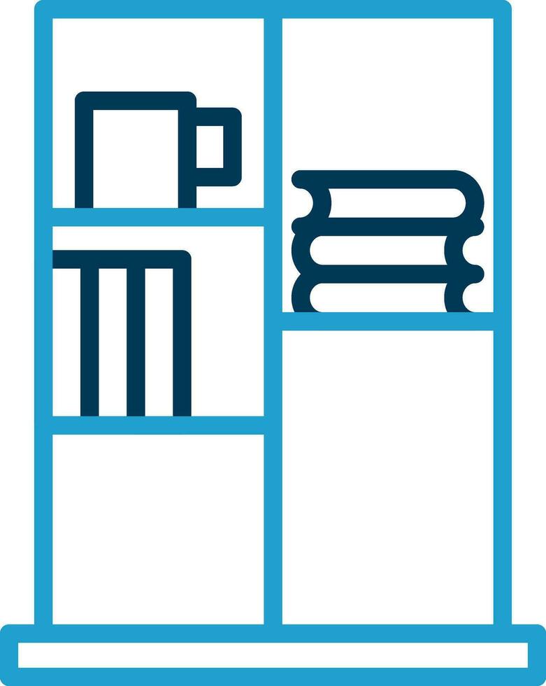 Book Case Vector Icon Design