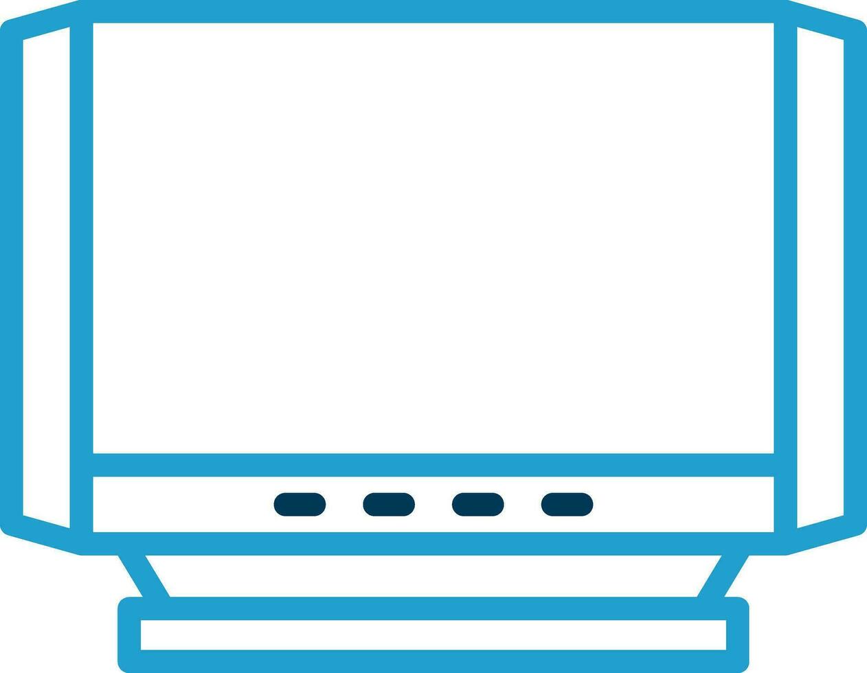 Television Vector Icon Design