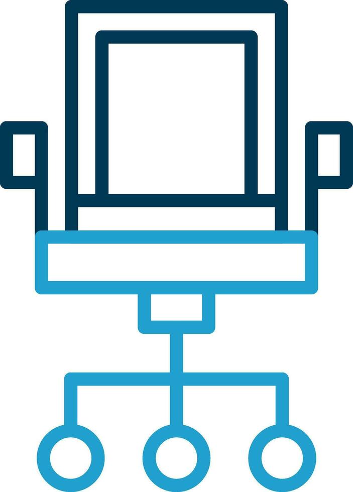 Office Chair Vector Icon Design