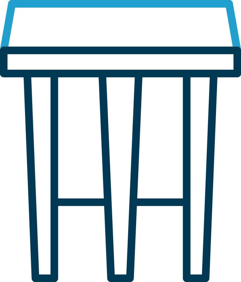 Stool Vector Icon Design