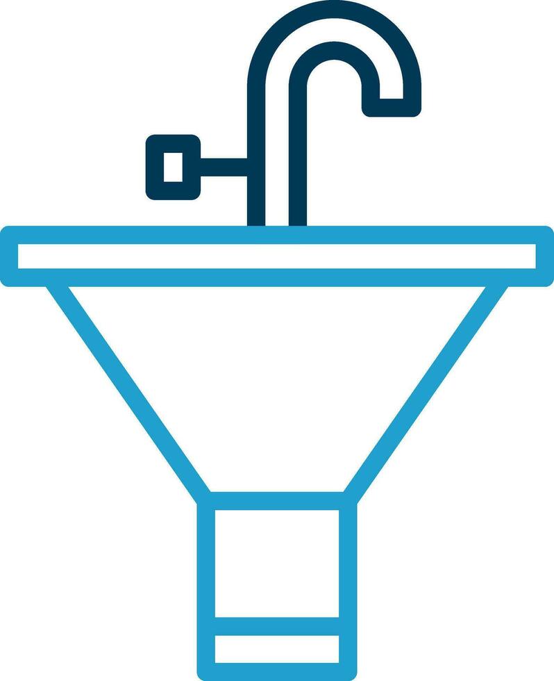 Bathroom Sink Vector Icon Design