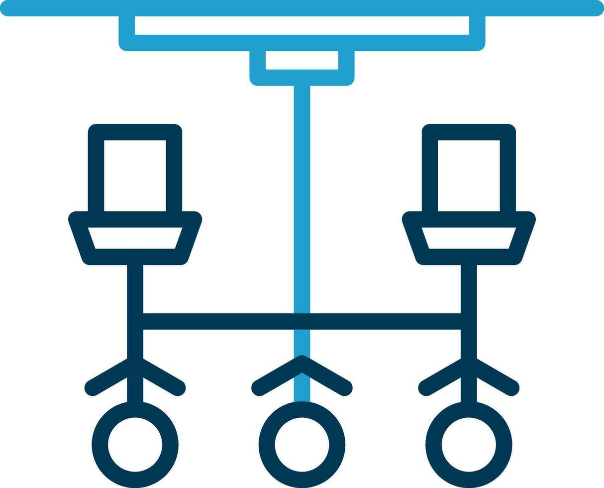 Chandelier Vector Icon Design