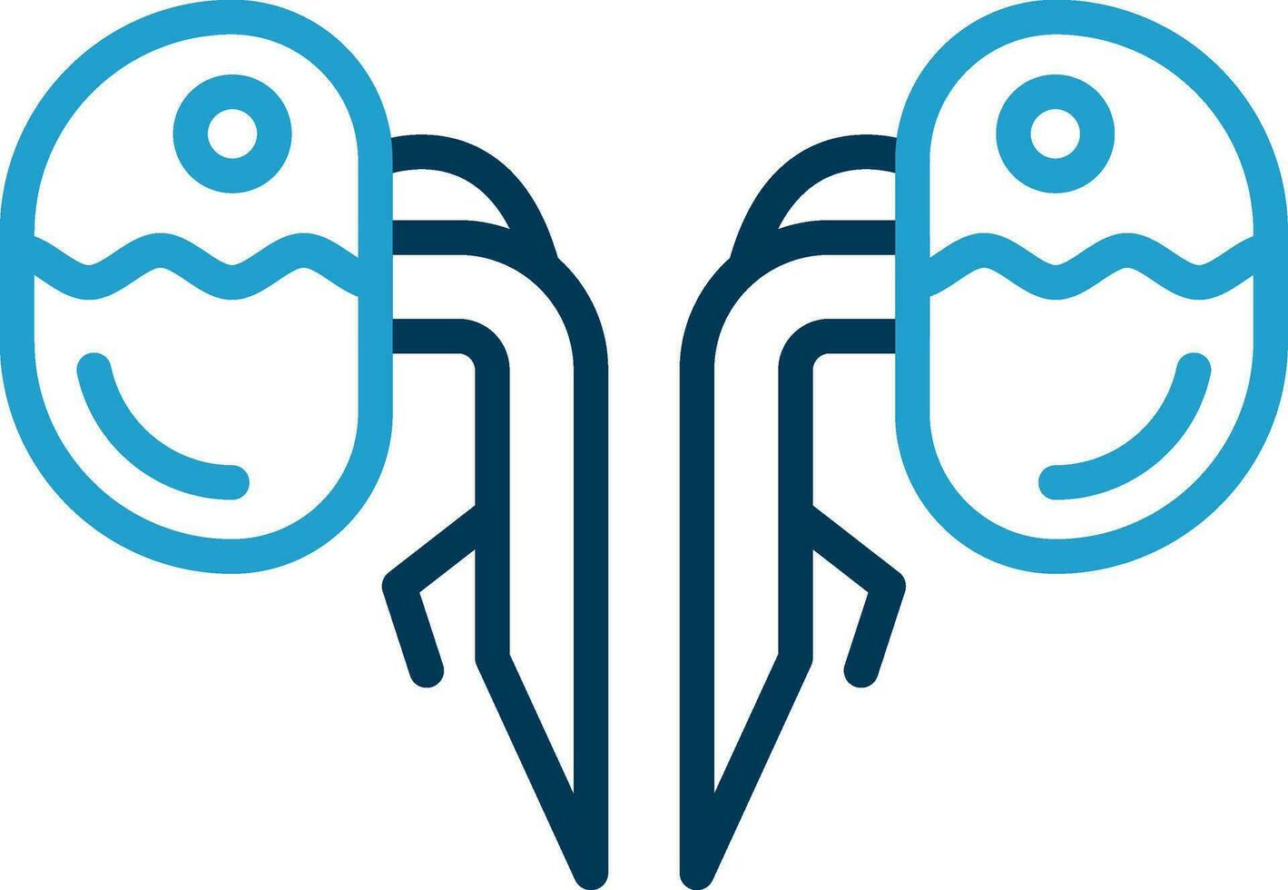 Kidneys Vector Icon Design