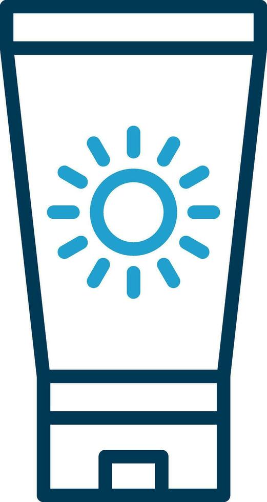 Sun block Vector Icon Design