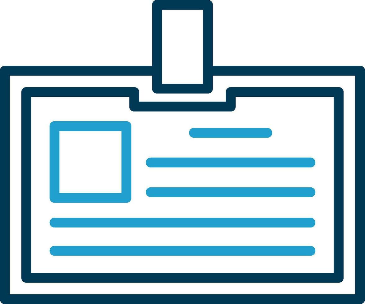 Identification card Vector Icon Design